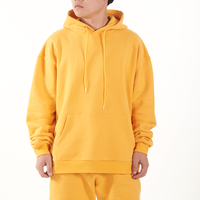 Ensemble de survêtement à capuche vierge, personnalisable par impression et broderie, ensemble de survêtement uni 2 pièces unisexe, coupe ample, décontracté et tendance