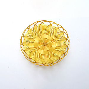 Cesta Redonda de Plástico Tejido PP Ecológica para Frutas, Verduras y Aperitivos - Product Image 3