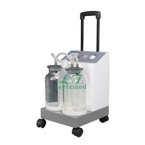 LTSU14 <span class=keywords><strong>Machine</strong></span> d'aspiration électrique mobile à double bouteille pour succion de sang de pus et de mucus. - Product Image 1