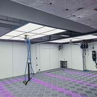Dalles de sol modulaires en PP haute résistance pour garages, ateliers et salles d'exposition de concessionnaires automobiles