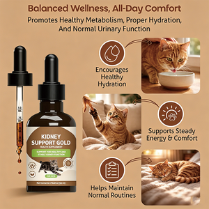 Suplemento Líquido para la Salud Renal Felina OEM/ODM Advanced Feline Renal Matrix Gold de 59 ml para una Función Renal Estable - Product Image 5
