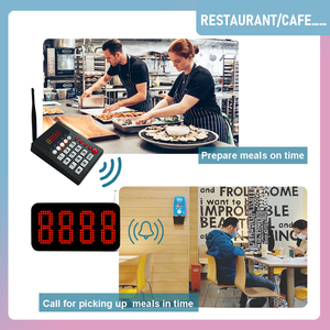 ระบบเรียกคิวไร้สายสำหรับร้านอาหารยอดนิยม พร้อมเครื่องเรียกคิวแบบพกพา หน้าจอ 4 หลัก และแป้นพิมพ์ สำหรับโรงพยาบาล - Product Image 6