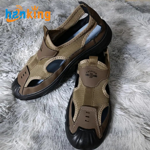 Ehanking, zapatos deportivos transpirables con agujeros de malla hueca para hombre, sandalias deportivas antideslizantes ligeras para exteriores, sandalias de playa deportivas - Product Image 3
