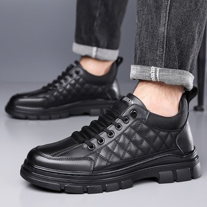 รองเท้าหนังผู้ชายลำลอง ส้นเตี้ย พื้นยาง พื้นนุ่ม ใส่สบาย - Product Image 3