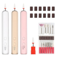 Lime à ongles électrique, outil de suppression des ongles, machine de polissage tout-en-un, éclairage LED, 1ère génération, disque de ponçage 100 grains