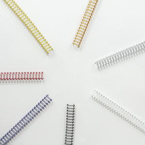 حلقات معدنية حلزونية لتجليد الكتب، حلقات دائرية لتجليد الأوراق مقاس A4، لفائف لتجليد الكتب ذات الأوراق القابلة للفصل - Product Image 3