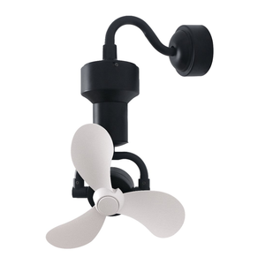 Ventilador de Techo/Pared Pequeño, Vintage, Decorativo, Oscilante, con Control Remoto, WiFi, App Tuya, Sin Luz - Product Image 6