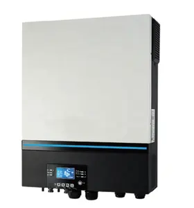 Inverter frekuensi tinggi Off Grid, untuk rumah, Inverter DC-AC 8000W, inverter gelombang sinus murni