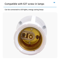 Portalámparas E27 de 60W con Control Remoto Inalámbrico, Temporizador Inteligente, 110V 220V, Interruptor de Luz Múltiple para Casa, Habitación de Bebé, Dormitorio