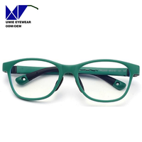 Monture de lunettes pleine monture TR90 sur mesure OEM, anti-lumière bleue, pour enfants et adolescents, taille 48-16-125, fabricant professionnel