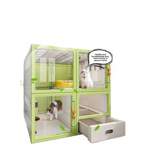 Katzenkondominium mit Integrierter Katzentoilette Geräumiger Innenkatzenschrank für <span class=keywords><strong>Maine</strong></span> Coons & Große Rassen - Product Image 6