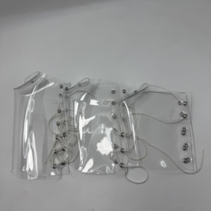 Cubrecalzado de PVC transparente de 8 pulgadas (20 cm) para botas de baile de estilo exótico, con suela gruesa de protección para botas de pole dance y striptease. - Product Image 2