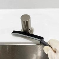 Brosse de nettoyage à long manche pour les espaces étroits, brosse à poils durs pour les fentes profondes, nettoyage des surfaces domestiques