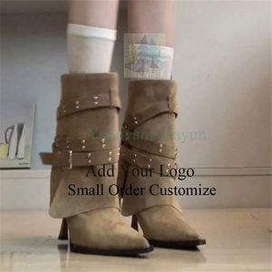 <span class=keywords><strong>Bottes</strong></span> populaires pour le voyage en campagne, les fêtes et les activités artistiques, <span class=keywords><strong>bottes</strong></span> mi-mollet - Product Image 5