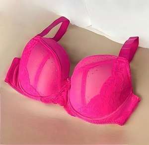 <span class=keywords><strong>Reggiseno</strong></span> a Collo Alto di Alta Qualità per Taglie Forti, Imbottitura Sottile, Coppa Intera, Accessori Intimi, Taglie 75-95 D E F G H I J, <span class=keywords><strong>Pizzo</strong></span> 3XL - Product Image 3