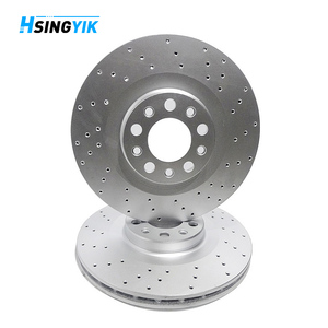 Disques de frein avant et arrière pour Alfa Romeo Giulia 952 2018, étrier de frein à piston à fentes, OE HT250 50554319, 320x22mm - Product Image 5
