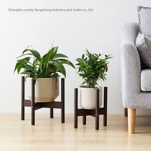 Support <span class=keywords><strong>de</strong></span> plantes sur pied en forme <span class=keywords><strong>de</strong></span> croix nordique avec étagère <span class=keywords><strong>de</strong></span> rangement pour balcon et salon, design moderne et simple, pour plantes vertes - Product Image 4