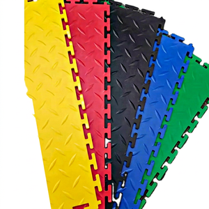 Modern Heavy Duty <b>Interlocking</b> PVC Anti-slip Floor <b>Tiles</b> for Hotel Indoor Use with Click Installation - Product Image 1