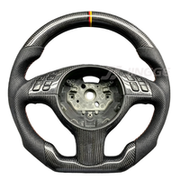 Ventes directes d'usine, volant en cuir et fibre de carbone M Performance pour BMW Série 3, Série 5, E46, M3, M6, E61, E62, E63, E64