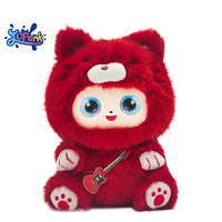 JOPARK ODM Peluche chat bleu mignon avec écran LED, nouvelle poupée adorable avec dialogue IA, jouet en peluche pour enfants, cadeaux