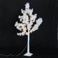 Neue Weihnachts schmuck Baum 100L warmweiß Kupferdraht Baum hellorange/rosa/weiße Blume für Weihnachts dekorationen