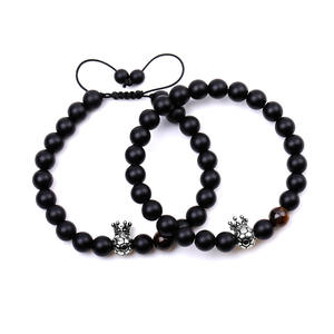 Bracelets Chakra pour femmes, diffuseur d'huiles essentielles, <span class=keywords><strong>pierre</strong></span> <span class=keywords><strong>de</strong></span> <span class=keywords><strong>lave</strong></span>, 7 chakras, pierres <span class=keywords><strong>de</strong></span> guérison, Pulsera, bracelets en cristal <span class=keywords><strong>de</strong></span> 8 mm, bracelets <span class=keywords><strong>de</strong></span> yoga à perles - Product Image 3