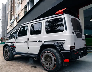 G Wagon Rocket 900 Kit carrosserie Carbone sec Lèvre avant Diffuseur arrière Aile latérale Spoile arrière pour Mercedes Classe G w464 w463A - Product Image 6