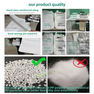 Sac Jumbo Personnalisé 0,5-3 Tonnes Option 4 Boucles de Levage Sacs en Vrac FIBC 100% PP Vierge Rapport de Sécurité 5:1 Grand Sac <span class=keywords><strong>Stabilisé</strong></span> aux UV - Product Image 4