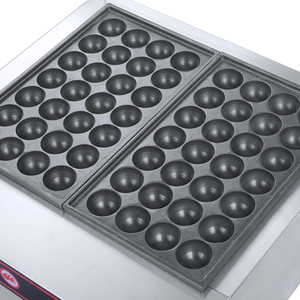 เตาย่างปลาบอลแ<span class=keywords><strong>ก</strong></span>๊สแบบมืออาชีพ 2 หัวเตา, <span class=keywords><strong>ก</strong></span>ำลังไฟสูง 26,700 BTU ใช้แ<span class=keywords><strong>ก</strong></span>๊ส LPG สำหรับย่างทาโกะยากิและไส้กรอ<span class=keywords><strong>ก</strong></span>ไต้หวัน - Product Image 6