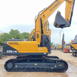 Excavatrice sur chenilles d'occasion Hyundai 220LC-9s de Corée, excavatrice sur chenilles d'occasion Hyundai 215 225 305, excavatrice de taille moyenne d'occasion - Product Image 1