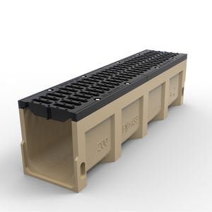 Gouttière en béton de résine de gouttière anti-corrosion de 200mm avec couvercle en <span class=keywords><strong>fonte</strong></span> - Product Image 5