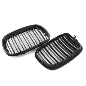 Parrilla Delantera BMW E70, Negro Mate, Doble Línea, Plástico ABS, 2007-2013 - Product Image 2