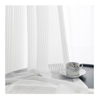 Innermor Blanc Sheer Rideaux Translucide Opaque Gaze Épais Lit Fenêtre Écran Rideau pour Hôpital & Hôtel Utilisation