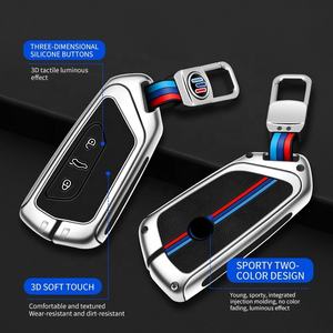 Funda Protectora de Silicona y Aleación de Zinc para Llave de Coche para Vw Golf 8, Carcasa Protectora para Skoda Octavia A8 Mk4 Mk8 <span class=keywords><strong>2020</strong></span> 2021 <span class=keywords><strong>Seat</strong></span> <span class=keywords><strong>Leon</strong></span> Mk4 - Product Image 2