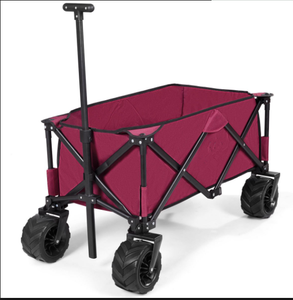 Производитель, Пляжная тележка, Металлическая стальная Тяжелая Складная Тележка, Пляжная тележка - Product Image 2