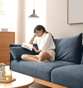 Ensemble de canapés modernes de design <span class=keywords><strong>Boconcept</strong></span>, ensemble de canapés en <span class=keywords><strong>tissu</strong></span> avec base en bois de frêne pour salon et appartement - Product Image 4