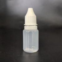 Flacons compte-gouttes en plastique de 10 ml, vides, souples, portables, pour voyage, compte-gouttes pour liquides oculaires, petits contenants rechargeables avec bouchon et embout
