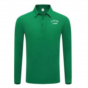 Camiseta Polo de Manga Larga con Logotipo Personalizado, Transpirable, para Trabajo, con Solapa, para Hombre - Product Image 4