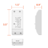 Interrupteur intelligent WiFi Tuya avec contrôle à distance par application, système de maison intelligente, disjoncteur intelligent 10A 250V