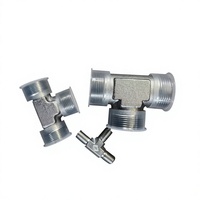 Adaptateur de Tuyau Hydraulique Droit en Acier au Carbone et Acier Inoxydable, Fourniture en Gros Personnalisée