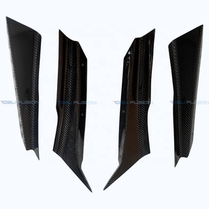 Pour Subaru Impreza WRX STI S4 VAB VAF 2018-2021, kit carrosserie aileron avant en fibre de carbone style APR, séparateur de pare-chocs avant, ailerons aérodynamiques - Product Image 2