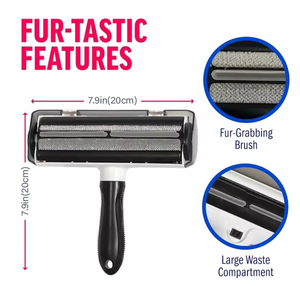 Manufacturer Reusable <b>Pet</b> Hair Remover Roller Sticker Easy Clean Cat Dog Lint Remover <b>Brush</b> Removable Handle <b>Pet</b> Grooming <b>Brush</b> - Product Image 5