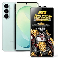 Protection d'écran en verre trempé antistatique résistant aux chocs ESD HD transparente anti-traces de doigts pour Samsung Galaxy S26 FE A08 A18
