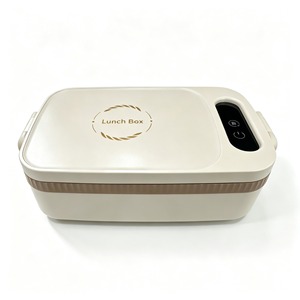 Boîte à lunch électrique rechargeable par USB avec affichage numérique 12000 mAh, boîte à bento chauffante portable avec doublure intérieure amovible, chauffe-aliments - Product Image 6