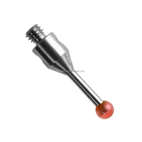 Sonde de mesure EVO M2 Thread CMM compatible Renishaw, avec tige en carbure de tungstène et pointe sphérique en rubis, en stock