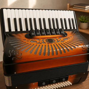 Accordéon professionnel DFTF 2026, style clavier <span class=keywords><strong>italien</strong></span>, 37 touches, 96 basses, 7-3 commutateurs, 3-5 rangées de ressorts - Product Image 2