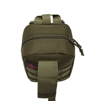 Trousse de premiers secours tactique, pochette médicale Molle, nylon 600D, sac de survie d'urgence pour l'extérieur