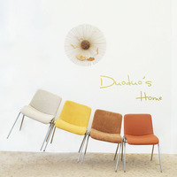 Chaise de loisirs design vintage, style simple et moderne, en métal, pour dîner, café, maison, coussin doux et confortable pour le salon.