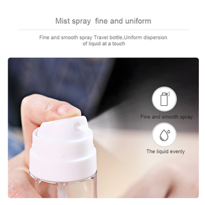 Flacone Spray rosa a prova di perdite con nebulizzazione sottile da 50ml con pompa spruzzatore Set articoli da viaggio per la cura della pelle - Product Image 5