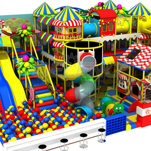Equipo de juegos infantiles para interiores, <span class=keywords><strong>parques</strong></span> de entretenimiento, gran parque comercial de trampolín interior para niños - Product Image 2